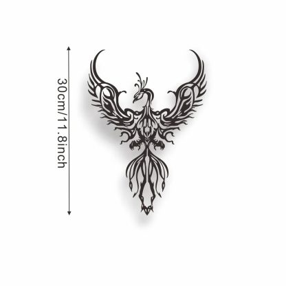Metal Phoenix Design Hanging Wrought Iron Silhouette Wall Decorations - Image 6
