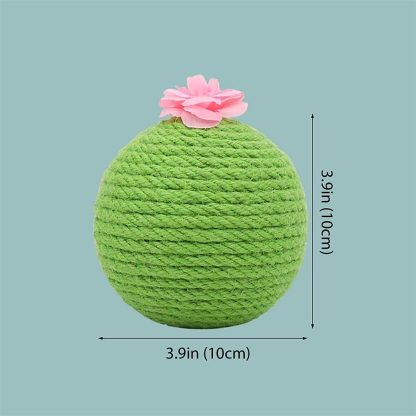 Interactive Tumbler Cactus Cat Scratcher Ball Catnip Toys Natural Sisal Scraper Tree Tower For Cat Indoor Play Hunting Exercise - Image 7