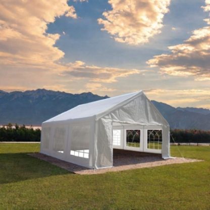 20x20 Feet Party Tent Heavy Duty Marquee Canopy Outdoor Wedding Tent Carport Events Shelter Tent For Parties BBQ With Storgae Carry Bags - Image 4