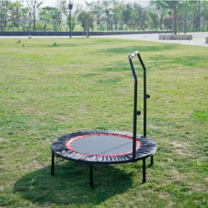 40 Inch Mini Exercise Trampoline For Adults Or Kids Indoor Fitness Rebounder Trampoline With Safety Pad Max. Load 300LBS - Image 5
