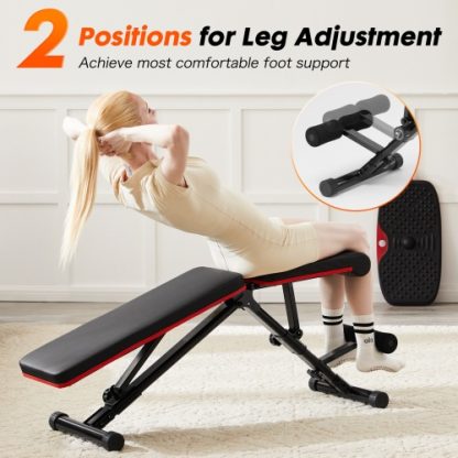 Weight Bench Adjustable Workout Bench For Home Gym, Foldable Bench Press For Full Body Exercise And Strength Training, 795LBS Capacity Incline Decline Sit Up Benches