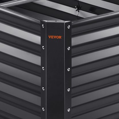 VEVOR Galvanized Raised Garden Bed Planter Box 94.5x47.2x23.6inch Flower Vegetable with free gloves, free rake, free 2 piece shovel set, free 20 piece plant labels - Image 3