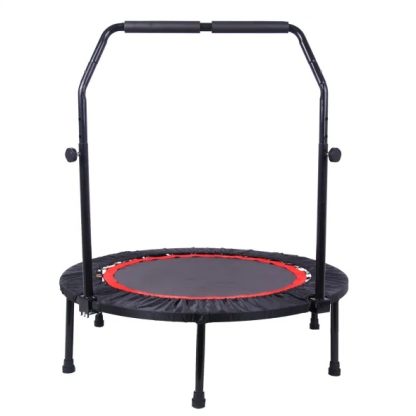 40 Inch Mini Exercise Trampoline For Adults Or Kids Indoor Fitness Rebounder Trampoline With Safety Pad Max. Load 300LBS - Image 6