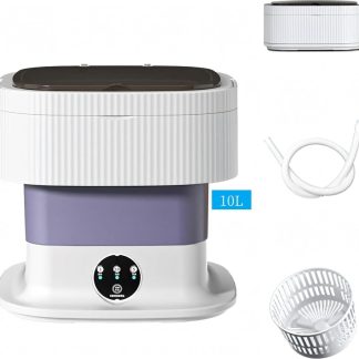 Portable Washing Machine,10L, Foldable Washer,3 Modes Deep Cleaning Of Underwear, Baby Clothes And Other Small Clothes