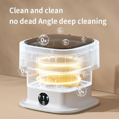 Portable Washing Machine,10L, Foldable Washer,3 Modes Deep Cleaning Of Underwear, Baby Clothes And Other Small Clothes - Image 2